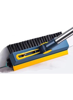 Floor Scrubbing Brush,3-in-1 Rotating Grout Brush with Scraper and V-Angle Brush,Removable Cleaning Brush for Walls/Toilets/Dead Spots