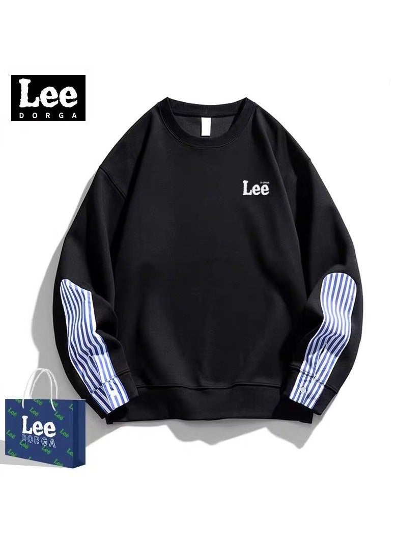 LEE Lee Brand Hoodie Loose Casual Round Neck Long Sleeved Hoodie  - Image 1