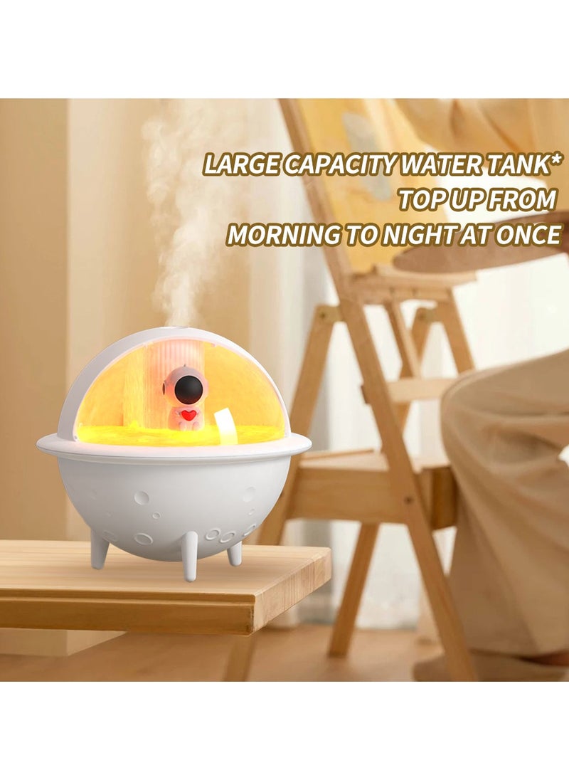 Space Ball Series S113 mini Humidifier. mini Aromatherapy Machine. Atmosphere Light Humidifier Can Add Water Soluble Essential Oil. White.