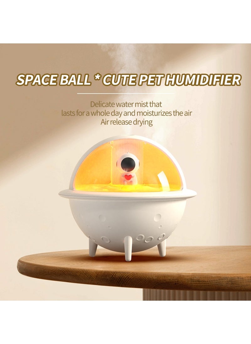 New Moon Tech Space Ball Series S113 mini Humidifier. mini Aromatherapy Machine. Atmosphere Light Humidifier Can Add Water Soluble Essential Oil. White.  - Image 2