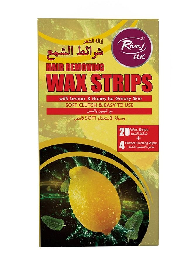 Rivaj UK - Hair Removing Body Wax Strips (Lemon & Honey) - Image 1