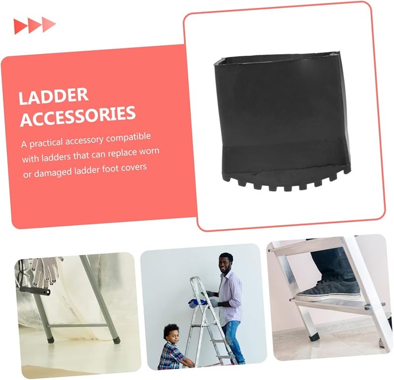 قطعتان من وسادات سلم سرير الطابقين المضادة للانزلاق، واقيات أقدام إسفنجية ناعمة، تثبيت آمن - Image 4