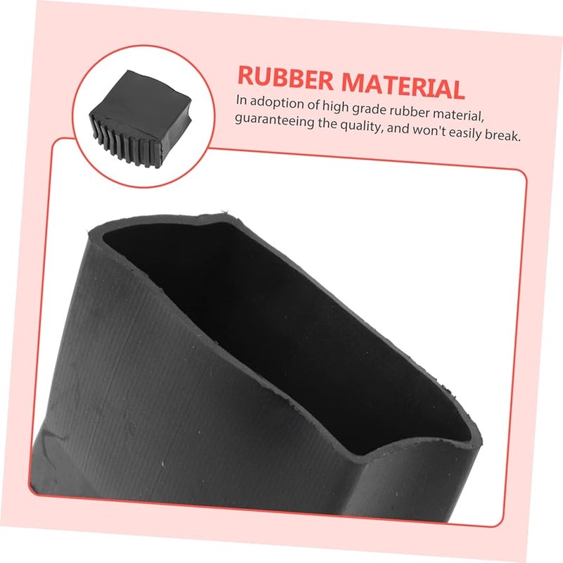 قطعتان من وسادات سلم سرير الطابقين المضادة للانزلاق، واقيات أقدام إسفنجية ناعمة، تثبيت آمن - Image 5