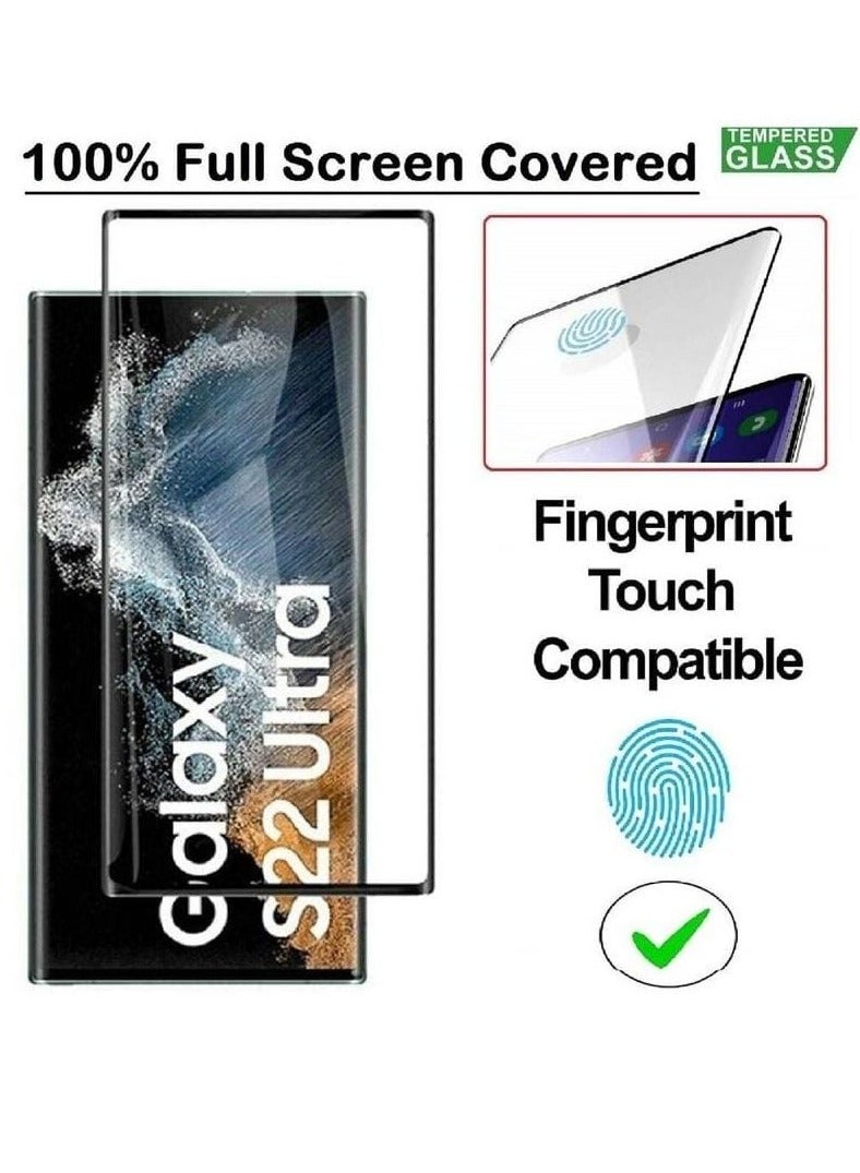 1+2 Protective Slim Designed Shockproof Case Cover And High Quality Tempered Glass screen Protector For Samsung Galaxy S23 Ultra Clear - Image 4