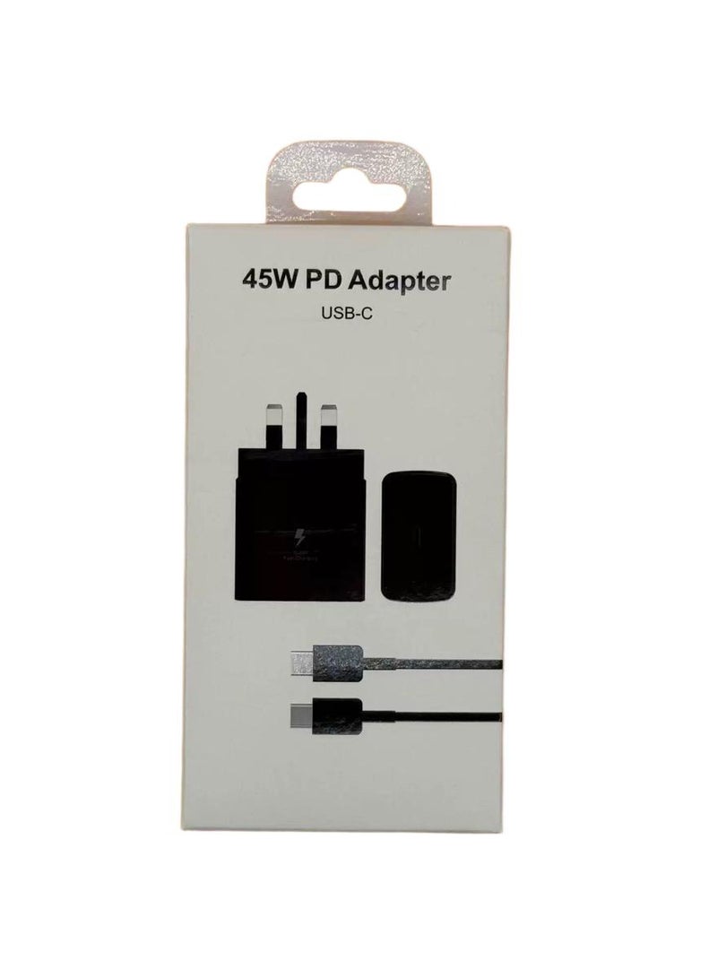 45W Power Adapter (With 1m Cable) - Black Black - Image 3