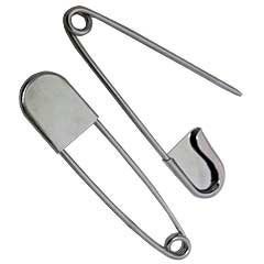 zhcoy 10 Pc Super Heavy Duty Jumbo 5" Stainless Steel Safety Pins crafting projects keys - Image 2