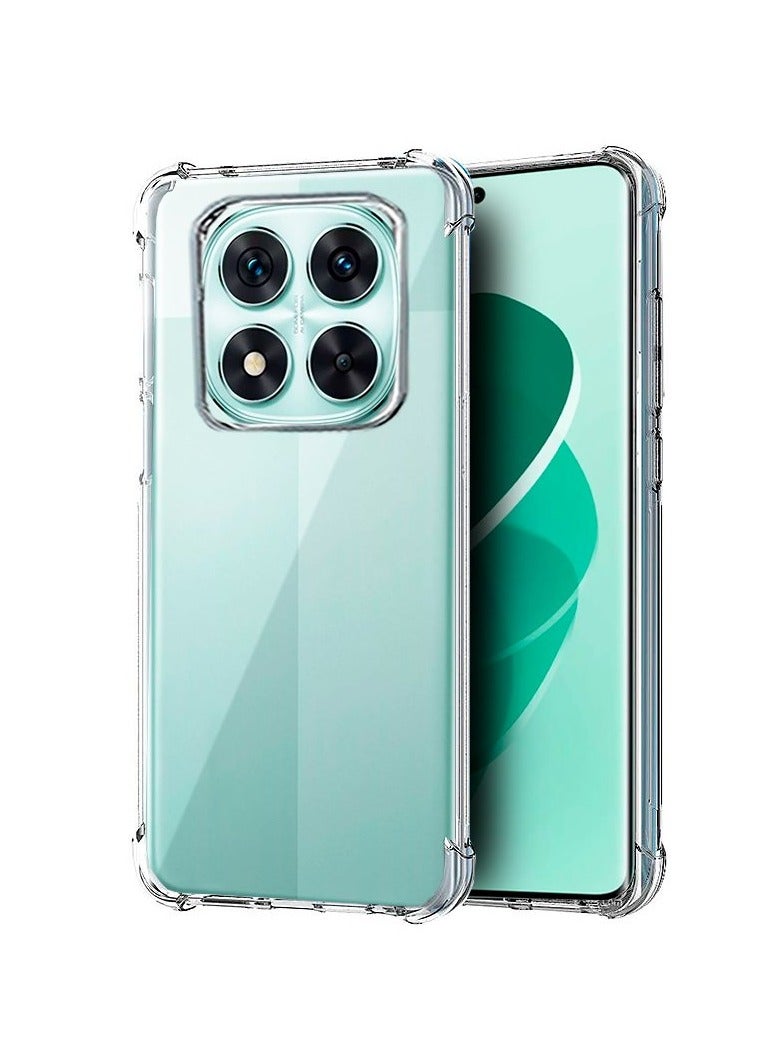 Compatible with Armor Antishock case for Xiaomi Redmi Note 14 Pro Plus transparent