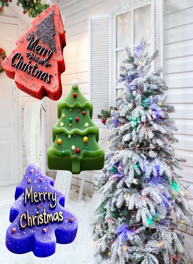 LEGACYCART 6 Cavity Christmas Tree Silicone Mold Cake Baking Mold Chocolate Candy Handmade Soap Ice Cube Biscuit Moulds No-Stick Christmas Baking Trays Pan - Image 3