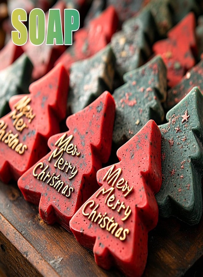 LEGACYCART 6 Cavity Christmas Tree Silicone Mold Cake Baking Mold Chocolate Candy Handmade Soap Ice Cube Biscuit Moulds No-Stick Christmas Baking Trays Pan - Image 4