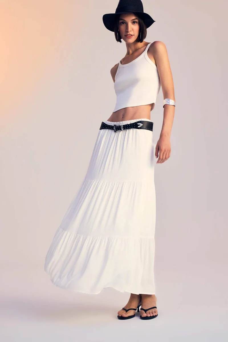 Defacto  Woman Faux Leather Jean Belt for Women | Best Price UAE