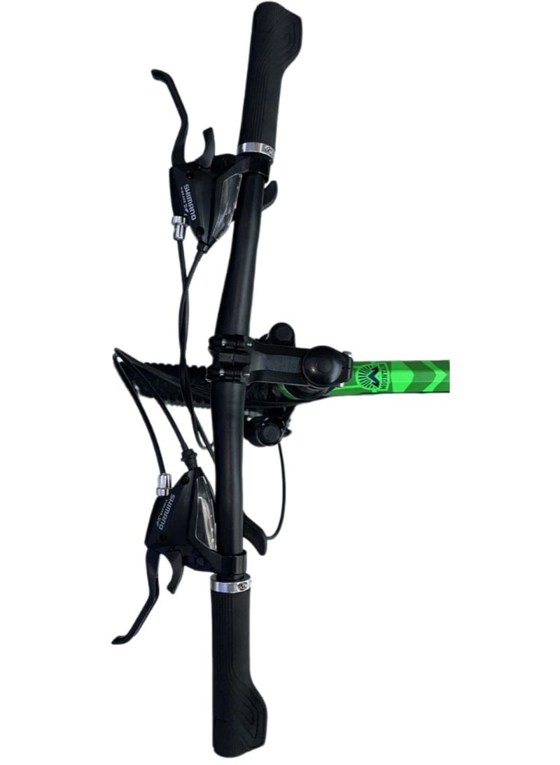 Lazer Star Foldable Gear Bicycle for Adults – 18-Speed Folding Jump Bike with Disc Brakes – Size 26" - Image 2