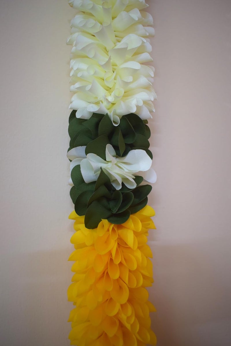 Generic SHRI MATAJI Store Flowers Garlands Double line Door Toran SetDoor Hangings for Home Office Decoration  - Image 2