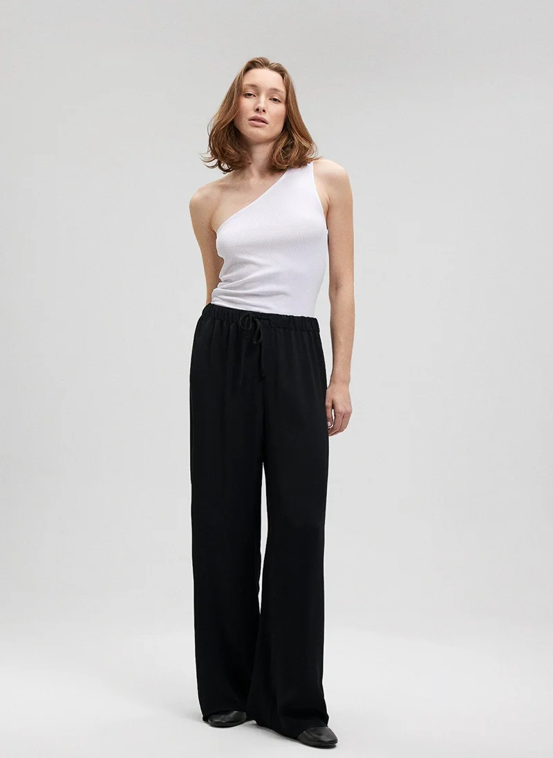 MAVI Wide Leg Black Pants