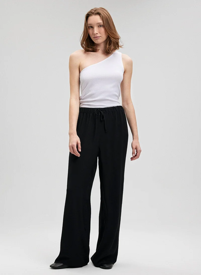MAVI Wide Leg Black Pants