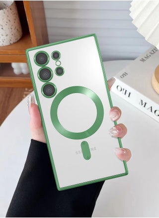 Galaxy S24 Ultra Magnetic Case Compatible with Magsafe Support Wireless Charging Camera Protection Shiny Plating Anti Scratch Slim Thin Protective Case Cover for Samsung Galaxy S24 Ultra - pzsku/ZF3F2C27DBFD1D5E53A30Z/45/_/1707567108/e4a8a86b-bdd8-4f2b-8177-f395e81be94c