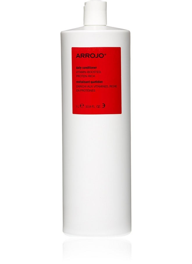 ARROJO Daily Hair Conditioner Daily Conditioner W/ Vitamin B5 & Oat Proteins Versatile Rinse Out Or Leave In Conditioner For Dry Damaged Hair Smoothing Hair Conditioner For Women & Men (33.8 Oz)  - Image 2