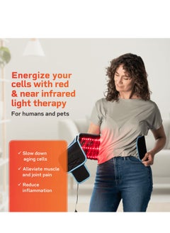 Excefore Red Light Therapy Belt Near Infrared for Relaxing Muscle, Inflammation, Improve Circulation  - Image 3