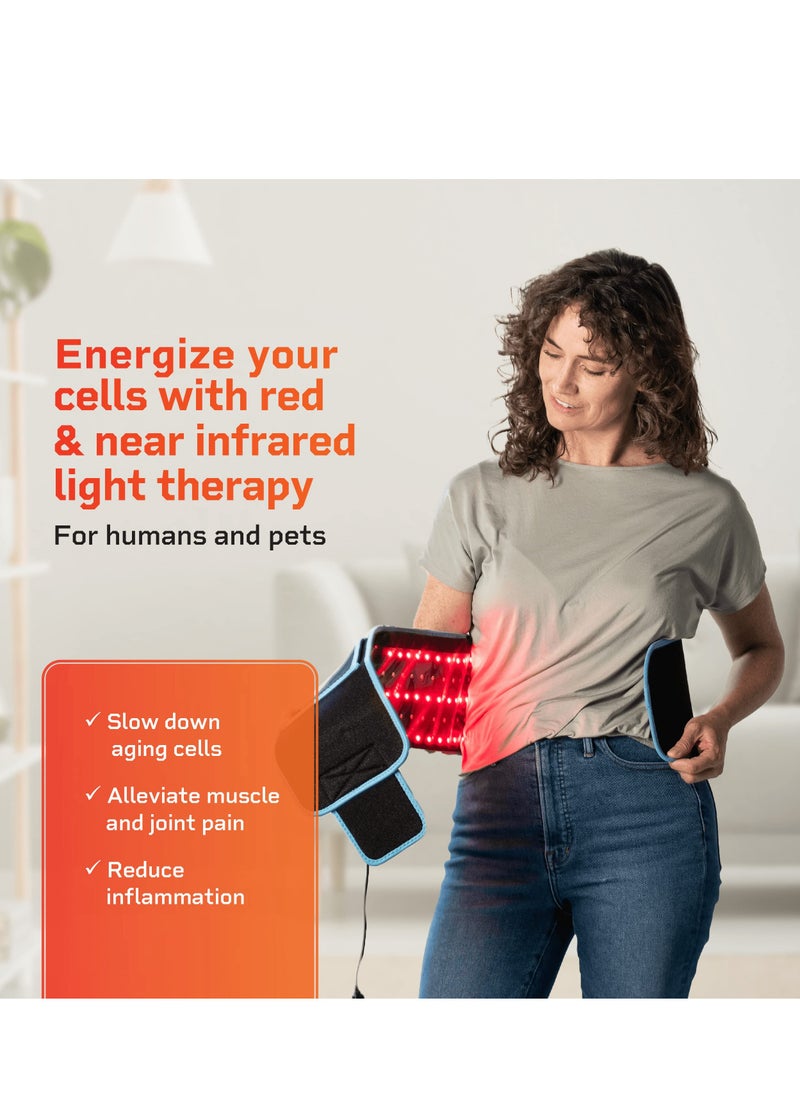 Excefore Red Light Therapy Belt Near Infrared for Relaxing Muscle, Inflammation, Improve Circulation  - Image 3