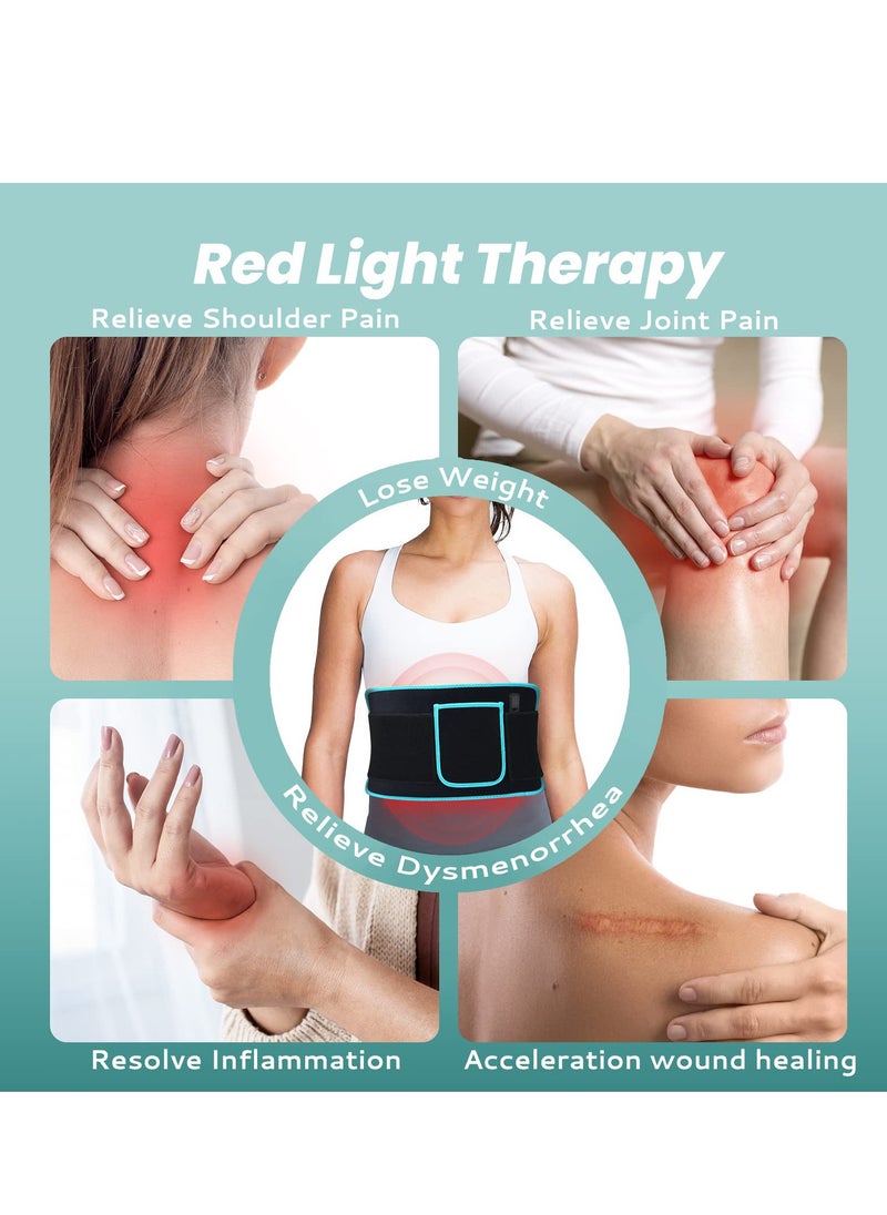 Excefore Red Light Therapy Belt Near Infrared for Relaxing Muscle, Inflammation, Improve Circulation  - Image 2