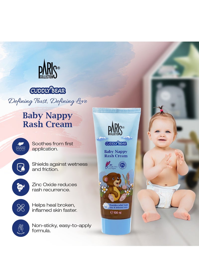 Paris Collection كريم طفح الحفاضات للأطفال - 100 مل | تخفيف من البشرة الجافة والمتهيجة - Image 2