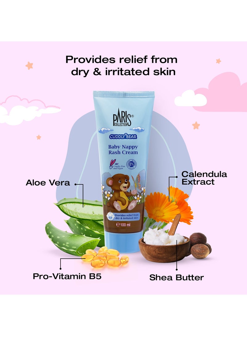 Paris Collection كريم طفح الحفاضات للأطفال - 100 مل | تخفيف من البشرة الجافة والمتهيجة - Image 3