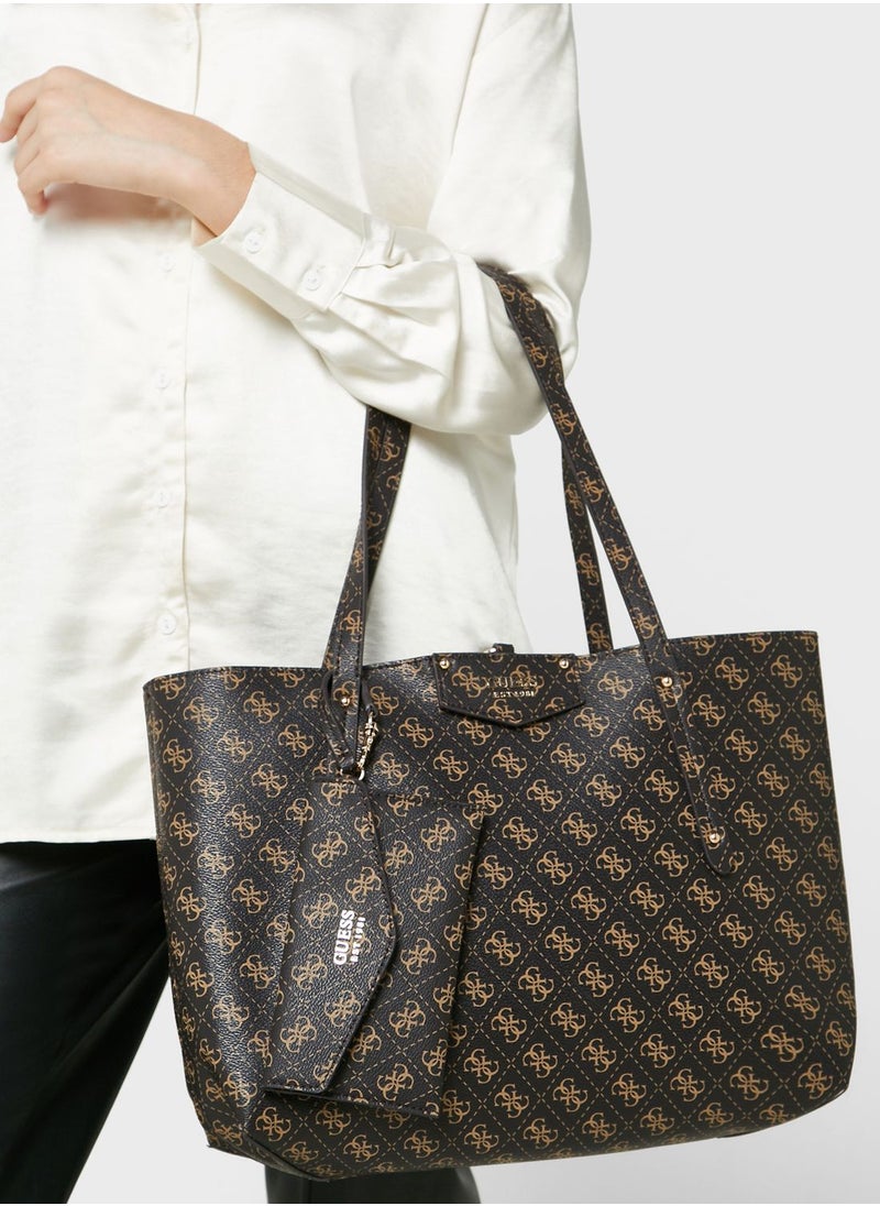 GUESS - Top Handle Tote - Image 1
