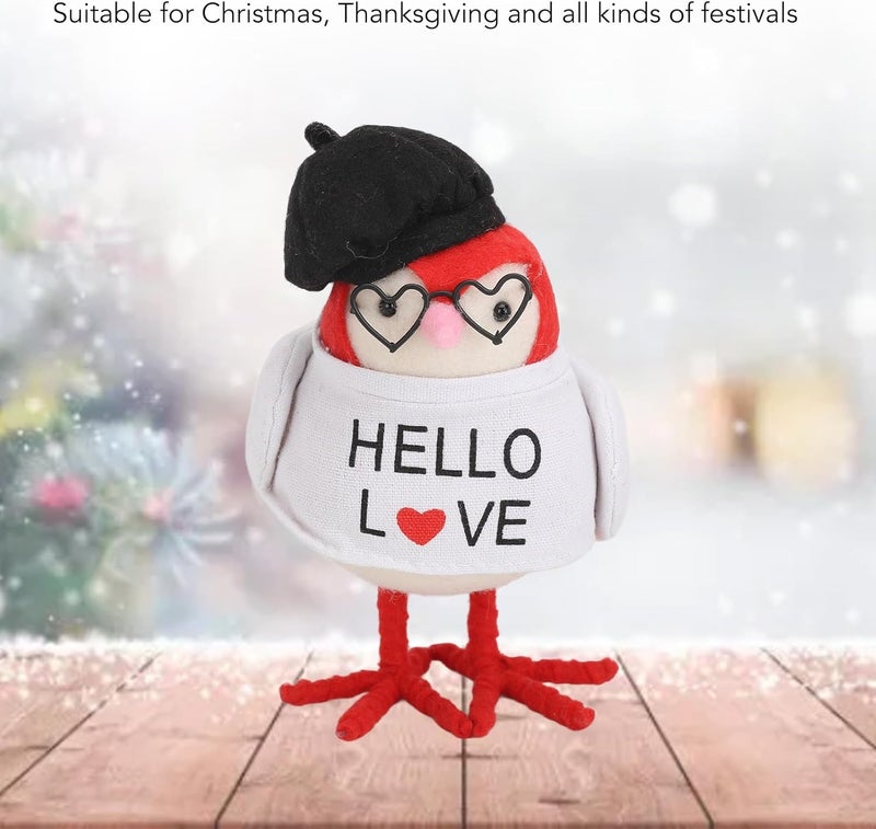 klarako Thanksgiving Decorations Birds Ornaments, Thanksgiving Bird Decorative Figurine, Bird Decoration Tabletop Decoration for Winter Home Kitchen Fireplace Mantel Holiday Party - Image 5