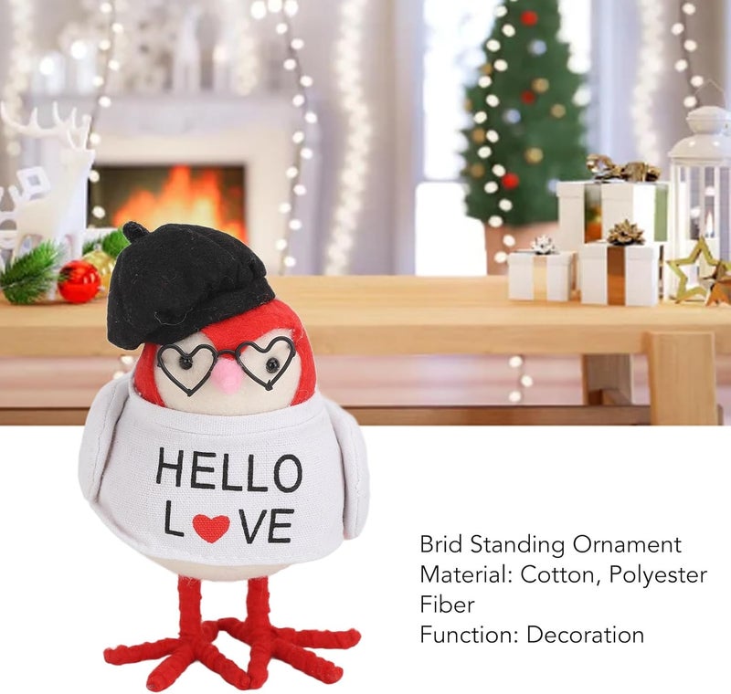 klarako Thanksgiving Decorations Birds Ornaments, Thanksgiving Bird Decorative Figurine, Bird Decoration Tabletop Decoration for Winter Home Kitchen Fireplace Mantel Holiday Party - Image 3