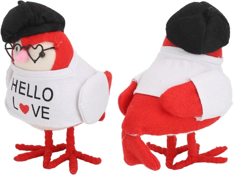 klarako Thanksgiving Decorations Birds Ornaments, Thanksgiving Bird Decorative Figurine, Bird Decoration Tabletop Decoration for Winter Home Kitchen Fireplace Mantel Holiday Party - Image 2