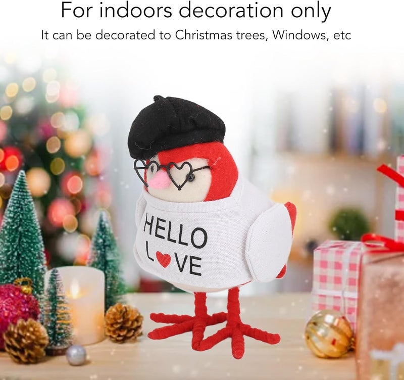 klarako Thanksgiving Decorations Birds Ornaments, Thanksgiving Bird Decorative Figurine, Bird Decoration Tabletop Decoration for Winter Home Kitchen Fireplace Mantel Holiday Party - Image 4