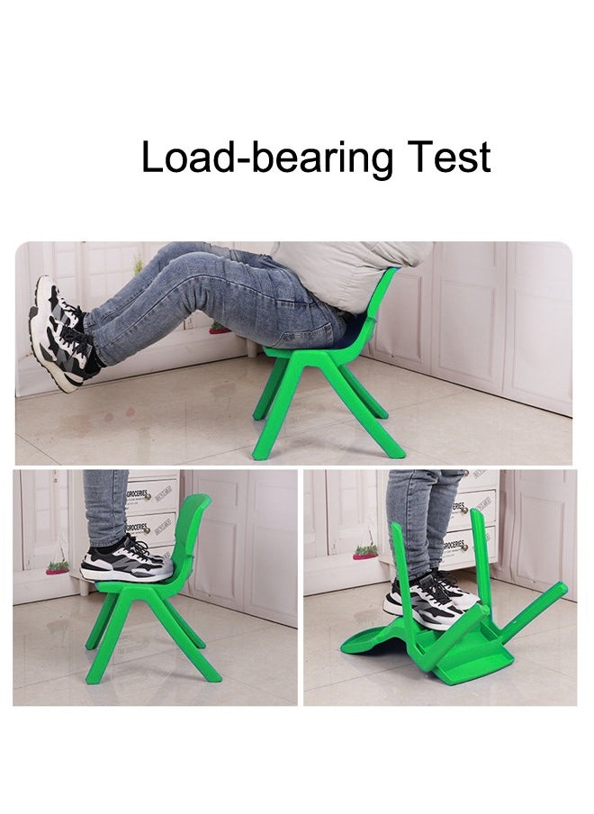 شيانغ يو 5 قطع أثاث الأطفال كرسي مكدس أخضر اللون الأخضر  - Image 4