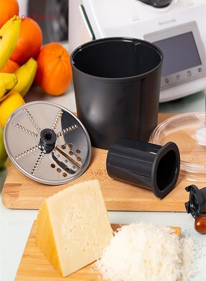 Vegetable Cutter Peeler Compatible with Thermomix TM6, Food Processor Accessories Peeler Knife Set Compatible with Thermomix TM6 (Coarse and Fine Cutter Set)  - Image 2