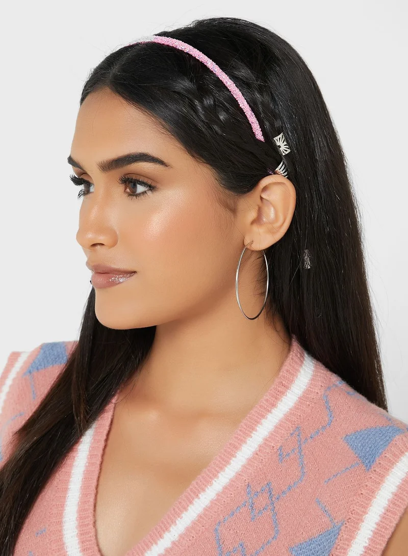 Ginger 3 Pack Glitter Skinny Hairband