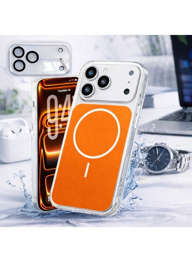 Reebux iPhone 17 Pro 2-in-1 Case with Camera Protection Frame, MagSafe Compatible, Strong Magnet, Military-Grade, Wear-Resistant Cover - Image 2