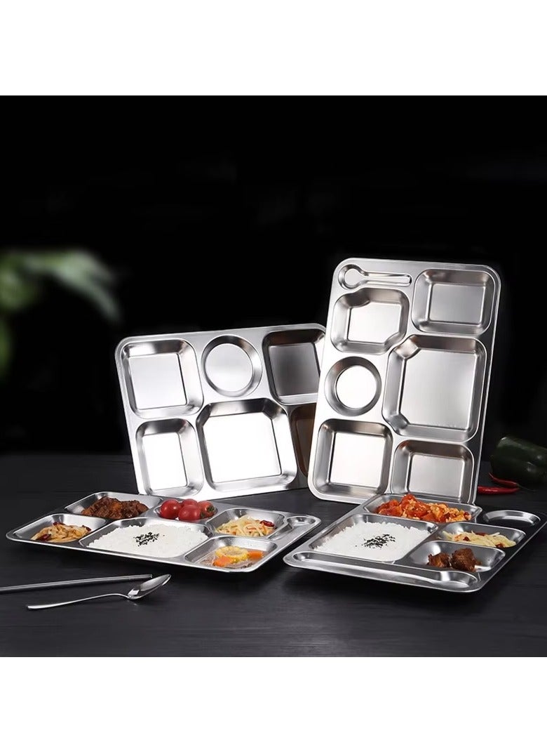 Queen Stainless Steel  Tray Divided Into 6 Compartments - Image 5