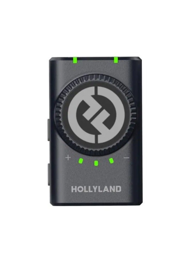 Hollyland نظام ميكروفون Hollyland LARK M2 DUO اللاسلكي كومبو لشخصين (2.4 جيجا هرتز، شاين فحمي) - Image 2