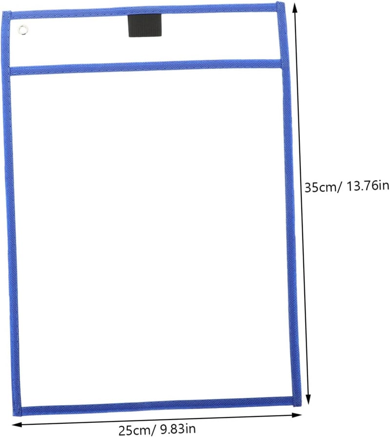 NUOBESTY 10pcs Reusable Dry Erase Pockets Convenient Portable Sheet Protectors Dry Erase Sleeves for Classroom Office and Home Use Sturdy Wipe Clean Multi-Sided Design - Image 2