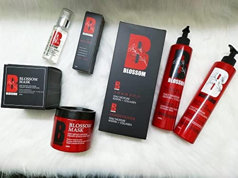 Blossom After Protein Hair Care Set for Damaged Shampoo, Conditioner, Bath Cream, and Serum Sodium Sulfate Free - Image 5