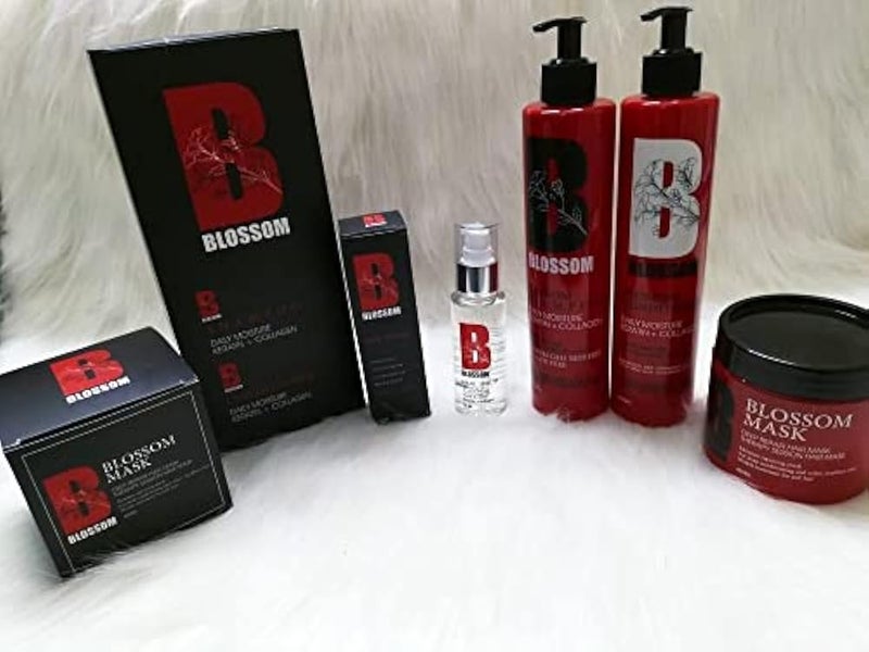 Blossom After Protein Hair Care Set for Damaged Shampoo, Conditioner, Bath Cream, and Serum Sodium Sulfate Free - Image 4