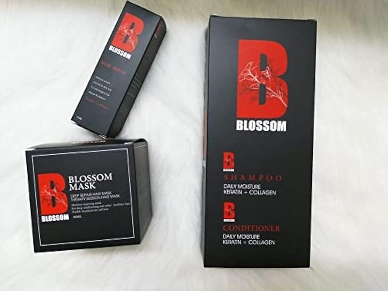 Blossom After Protein Hair Care Set for Damaged Shampoo, Conditioner, Bath Cream, and Serum Sodium Sulfate Free - Image 2