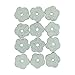 Shelltech Small Animal Lava Bites Hamster Chew Toys Chew Treats Teeth Grinding Block for Hamster Chinchilla 12 Pack Flower - Image 3