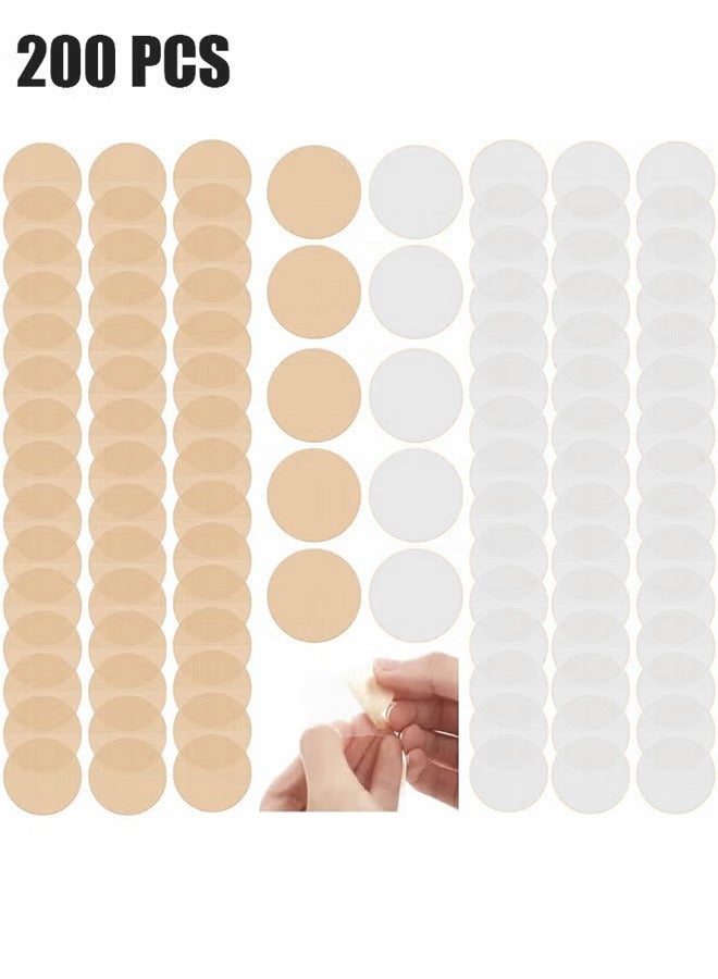 OMEVE 200-Pieces Disposable Self-adhesive Nipple Protection Stickers For Men, Mens Tape Pasties Patch Nipple Covers Nipple Patch Anti Chafing Nip Protector  - Image 1