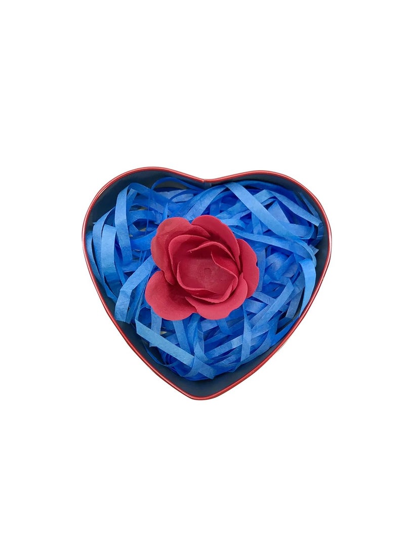 ECO SARRAS Eco Sarras thin shredded paper crinkle paper grass strips gift tray decoration gift hamper decorations gift box fillers wedding birthday valentines day gift 200 Grams Dark Blue  - Image 3
