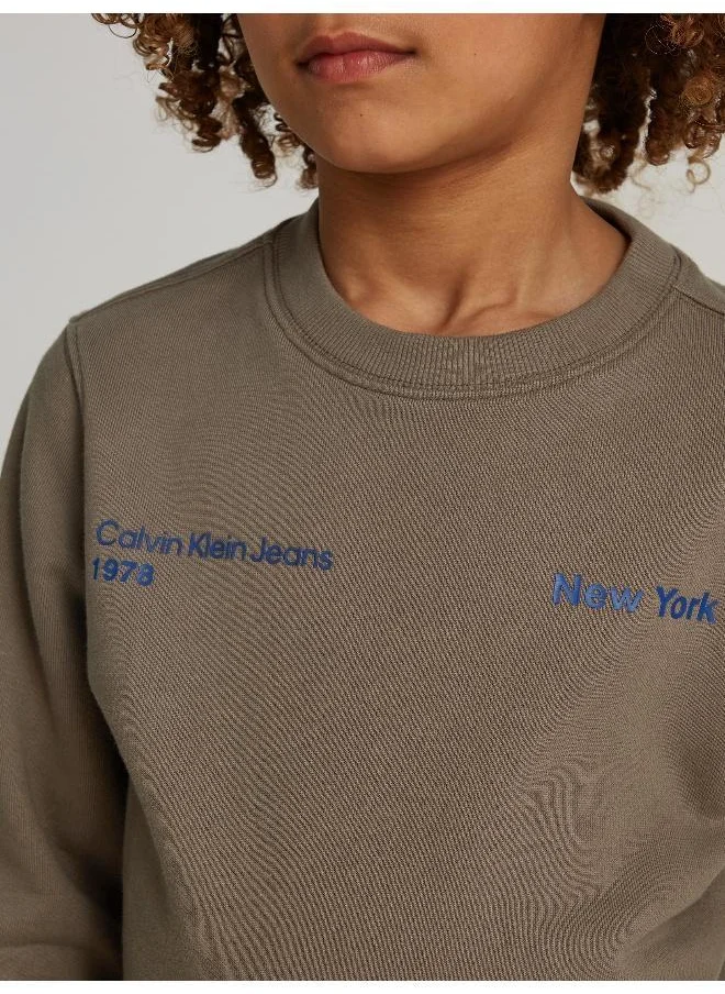 كالفن كلاين جينز TERRY GRAPHIC CN Sweater