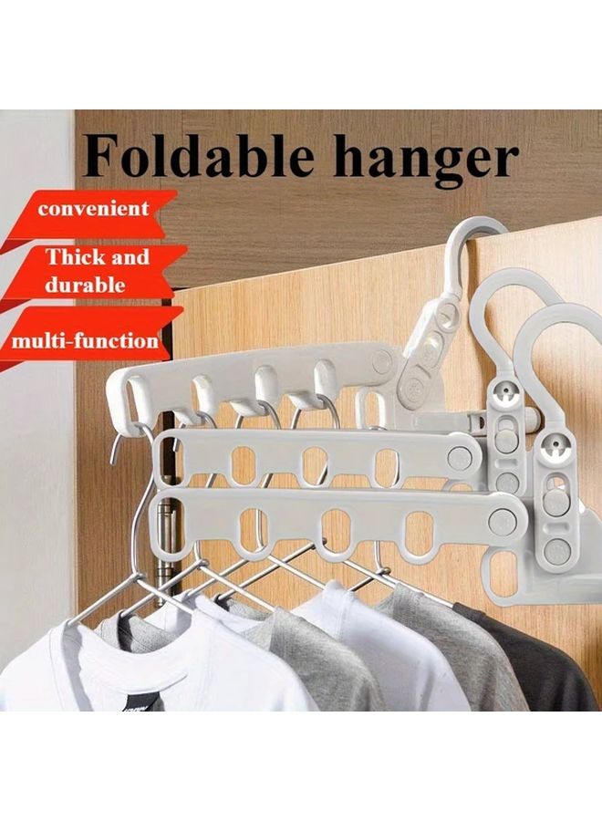 Pearl White Foldable 5 Tier Clothes Drying Rack Space Saving PVC A Frame Design - Image 2