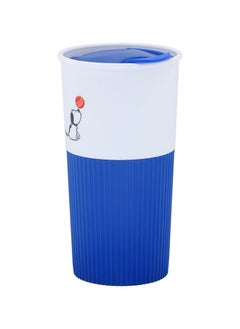 بيج ديزاين كوب قهوة وشاي خالي من مادة BPA لون أزرق 450 مل  - Image 2