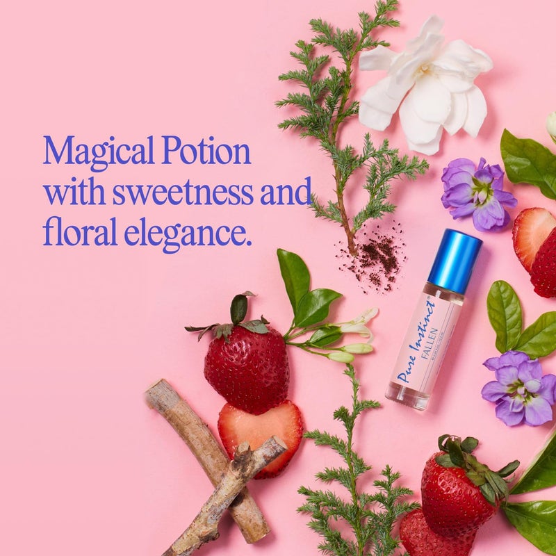 Pure Instinct FALLEN Roll-On The Original Pheromone Infused Body Oil Perfume Fragrance EDP Parfum - For Her Women - TSA Ready 0.34 fl oz - Image 4