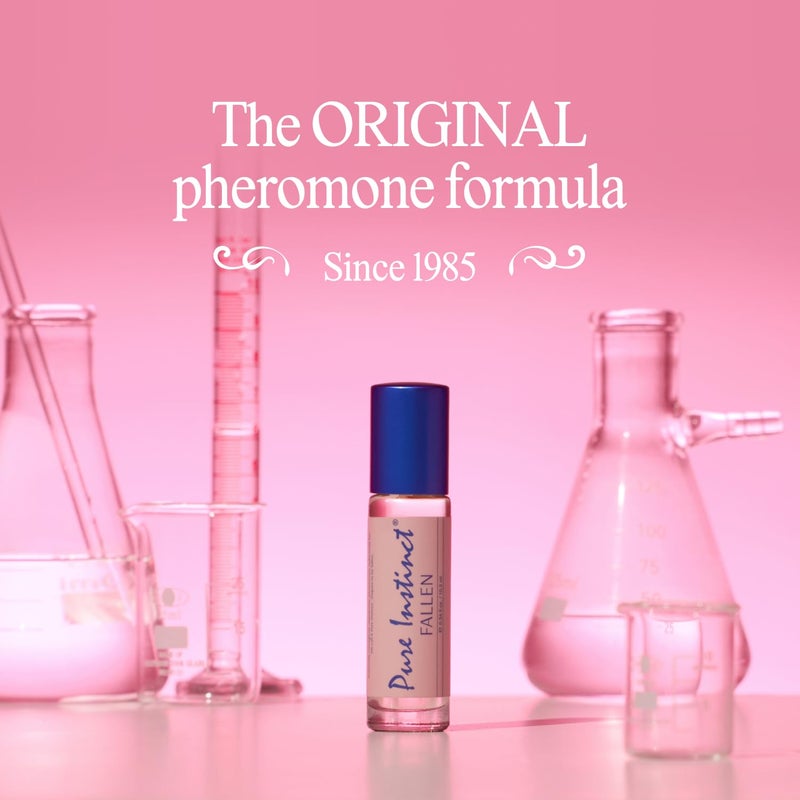 Pure Instinct FALLEN Roll-On The Original Pheromone Infused Body Oil Perfume Fragrance EDP Parfum - For Her Women - TSA Ready 0.34 fl oz - Image 3