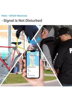KASTWAVE Airtag Bike Mount Hidden on Water Bottle Holder, Road Bike Anti-Theft Air tag GPS Tracker, AirTag Bike Mount, Waterproof Airtag Holder & Water Bottle Cage for All Bicycle, Plastic Drink Cup Bracket  - Image 5