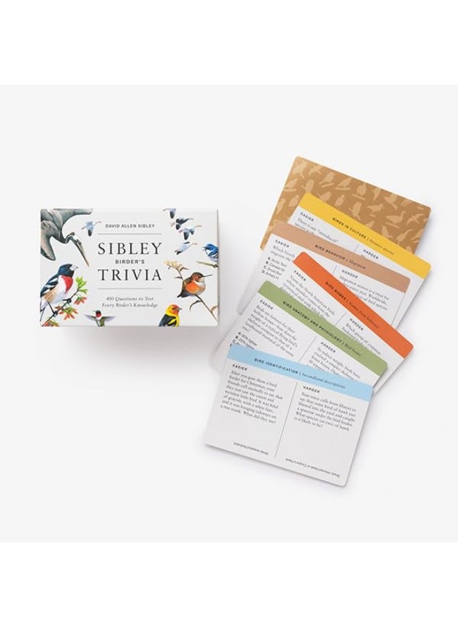 null - Sibley Birder's Trivia: A Card Game: 400 Questions to Test Every Birder's Knowledge - Image 1